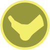 Medium kick icon